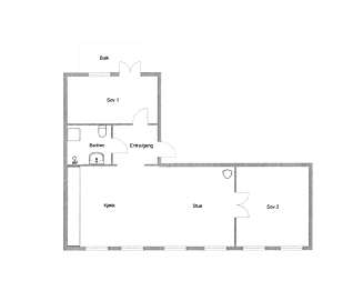 NY PLAN. I den opprinnelige leiligheten var det tre rom på rekke og rad. Ved å rive en vegg og la barna få rommet i enden av vindusrekken fikk beboerne maksimal romfølelse. NY PLAN. I den opprinnelige leiligheten var det tre rom på rekke og rad. Ved å rive en vegg og la barna få rommet i enden av vindusrekken fikk beboerne maksimal romfølelse.