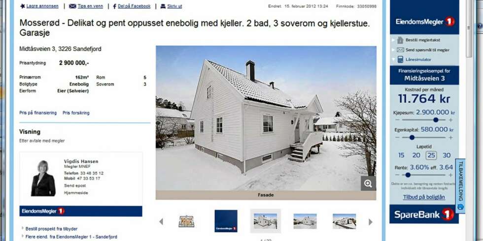TIL SALGS: Enebolig på Mosserød i Sandefjord. Primærrom162 kvm. 5 rom. Prisantydning 2 900 000. TIL SALGS: Enebolig på Mosserød i Sandefjord. Primærrom162 kvm. 5 rom. Prisantydning 2 900 000.