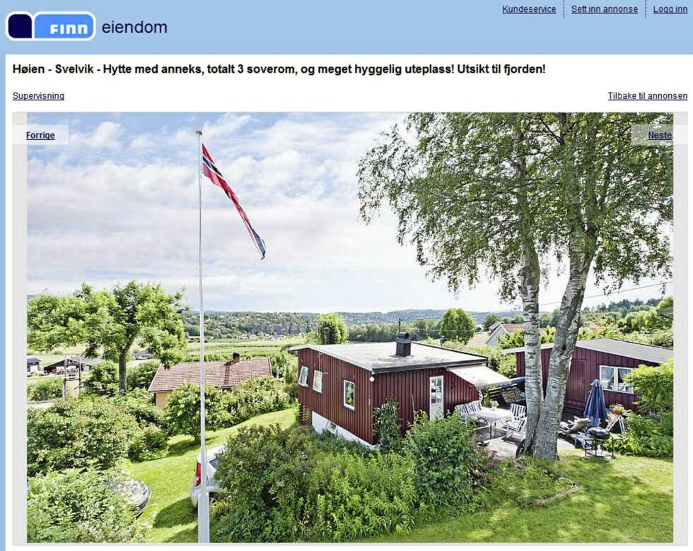 SJØUTSIKT: Denne hytta, som sleges av DNB Eiendom til 825 000, ligger i Svelvik og har kort vei til badeplass og muligheter for båtplass. SJØUTSIKT: Denne hytta, som sleges av DNB Eiendom til 825 000, ligger i Svelvik og har kort vei til badeplass og muligheter for båtplass.