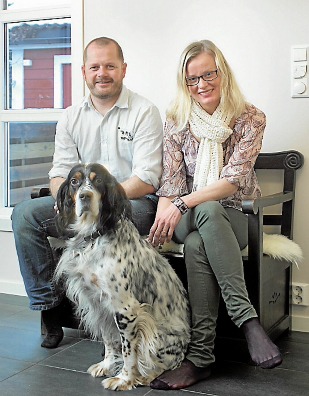 GODT SLUTTRESULTAT. Thomas og Marit Riset har to små barn og hund. Før ble det lett kaos, nå er det orden i gangtilværelsen. GODT SLUTTRESULTAT. Thomas og Marit Riset har to små barn og hund. Før ble det lett kaos, nå er det orden i gangtilværelsen.