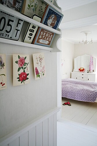 KREATIVT: Inger Lill har gjort om sider fra en gammel flora til en søt og nostalgisk vimpelrekke. KREATIVT: Inger Lill har gjort om sider fra en gammel flora til en søt og nostalgisk vimpelrekke.