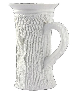 STRIKKEKOPP: Håndlagd kopp, ca kr. 290, fra clarecage.com. STRIKKEKOPP: Håndlagd kopp, ca kr. 290, fra clarecage.com.