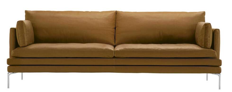 ELEGANT: Splitter ny skinnsofa "William" fra italienske Zanotta. Den blir presentert på designmessen Kotrijk i Belgia denne måneden. Designer er D. Williamsen. ELEGANT: Splitter ny skinnsofa "William" fra italienske Zanotta. Den blir presentert på designmessen Kotrijk i Belgia denne måneden. Designer er D. Williamsen.