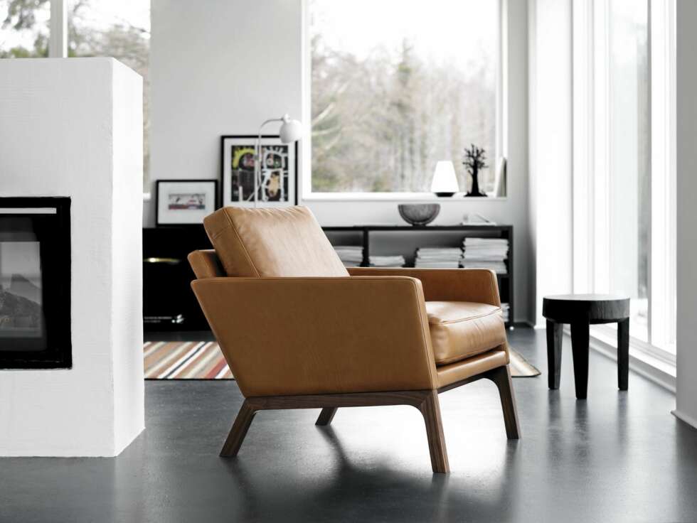 Monte stol i lær fra Bo Concept/Skeidar, kr 14 990. Monte stol i lær fra Bo Concept/Skeidar, kr 14 990.