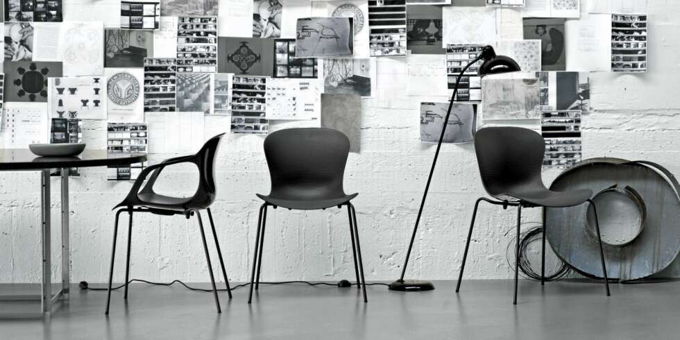 NY DANSKE: Nap fra Fritz Hansen fås med og uten armlener, fra kr 2265. NY DANSKE: Nap fra Fritz Hansen fås med og uten armlener, fra kr 2265.