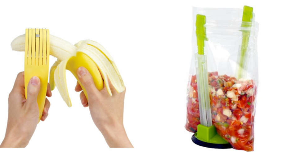 SMARTE SMÅDINGSER: Skal det være en banankutter eller en pose-holder? SMARTE SMÅDINGSER: Skal det være en banankutter eller en pose-holder?