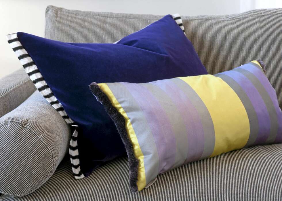 Myke gleder: Fire tøffe puter fra Designer Guild, kr 2720, Riis Interiør. Myke gleder: Fire tøffe puter fra Designer Guild, kr 2720, Riis Interiør.