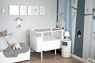 BABYROM: Her er det lagt til rette for amming og kos. BABYROM: Her er det lagt til rette for amming og kos.