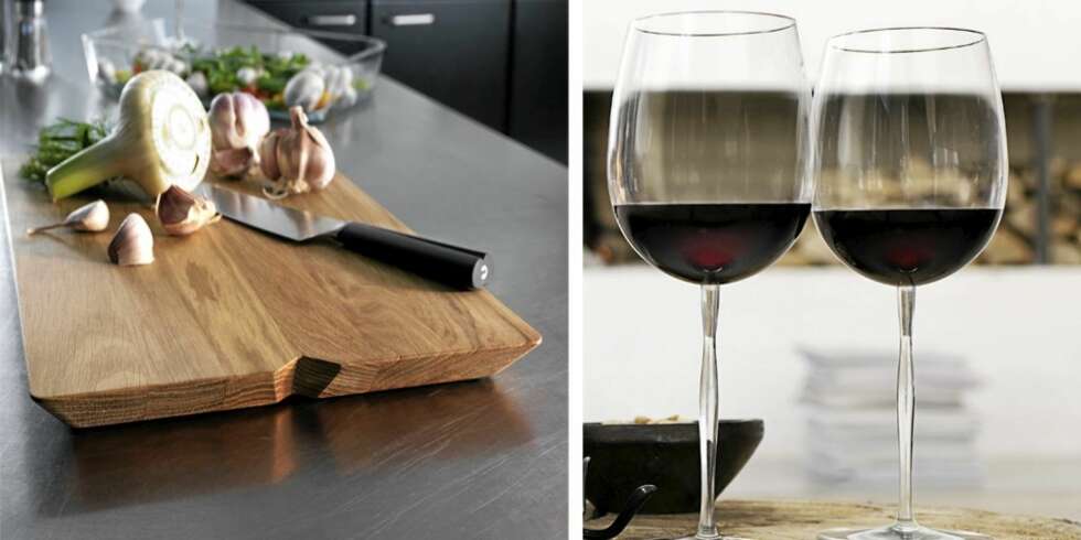 PREMIEN TIL TRE VINNERE: Premien til tre vinnere er et Grand cru skjærebrett fra Rosendahl og fire Cocoon vinglass fra Holmegaard. PREMIEN TIL TRE VINNERE: Premien til tre vinnere er et Grand cru skjærebrett fra Rosendahl og fire Cocoon vinglass fra Holmegaard.