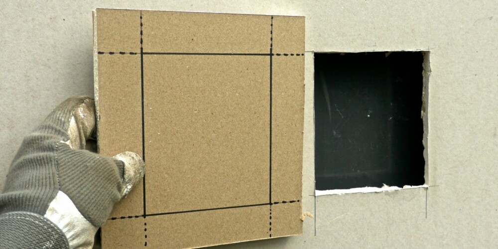 MÅL: Biten skal være så stor at du får minimum 3 centimeter overlapp. MÅL: Biten skal være så stor at du får minimum 3 centimeter overlapp.
