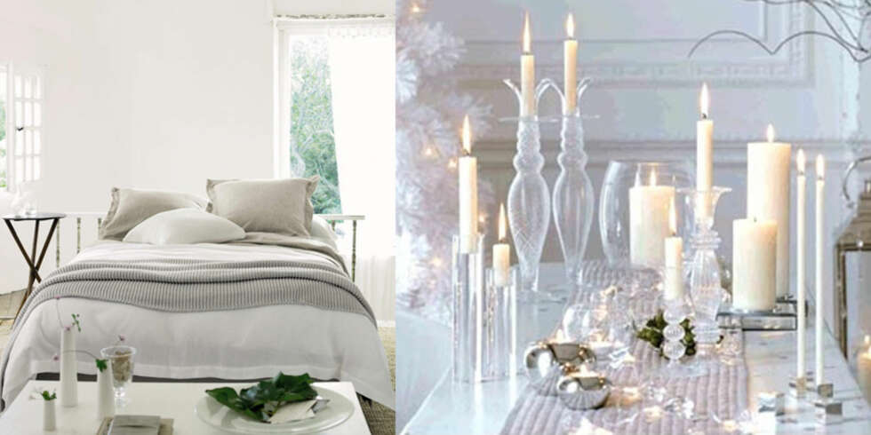 WINTERWONDERLAND: Butikken The White Company, som har filialer over hele Storbritania, har interiør i hvitt, hvitt, hvitt. WINTERWONDERLAND: Butikken The White Company, som har filialer over hele Storbritania, har interiør i hvitt, hvitt, hvitt.