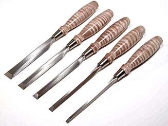 BENCH CHISEL SET: Stemjern fra Bluespruce Toolworks. Pris: 2700 kroner BENCH CHISEL SET: Stemjern fra Bluespruce Toolworks. Pris: 2700 kroner