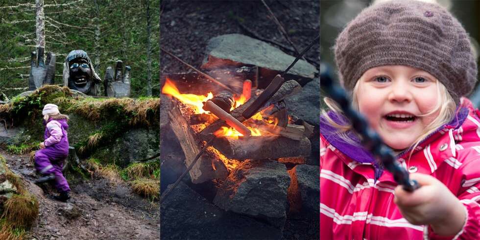 BÅLTUR: Endelig er høsten her og bålforbudet er opphørt. Hva er vel bedre enn en kveldstur med bål og pinnebrød? BÅLTUR: Endelig er høsten her og bålforbudet er opphørt. Hva er vel bedre enn en kveldstur med bål og pinnebrød?