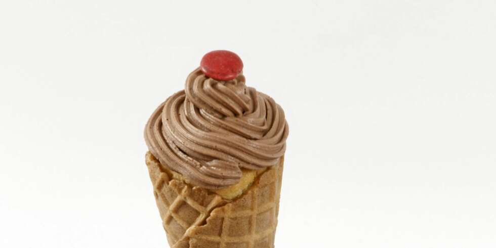 UEKTE IS: Denne iskremen er slettes ingen iskrem, men en muffin! UEKTE IS: Denne iskremen er slettes ingen iskrem, men en muffin!