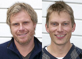 PSYKOLOGENE: Psykologene og småbarnsfedrene Harald Kirsebom (t.v.) og Tore Fallet mener at å ha små barn er en kjempekilde til egen utvikling. Det er viktigere å være til stede som foreldre enn å gjøre alt etter boka, råder de. PSYKOLOGENE: Psykologene og småbarnsfedrene Harald Kirsebom (t.v.) og Tore Fallet mener at å ha små barn er en kjempekilde til egen utvikling. Det er viktigere å være til stede som foreldre enn å gjøre alt etter boka, råder de.