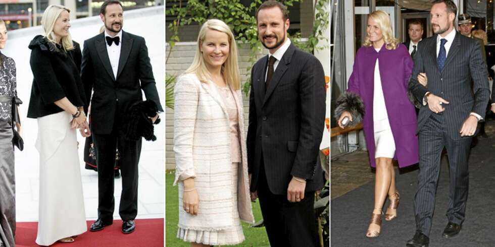 VALENTINO OG GUCCI: Under åpningen av Operaen var Mette-Marit kledd i en Valentino-kjole til kr 80.000. Under sitt besøk i India i 2006 bar hun et komplett Valentino-sett til kr 100.000. På årskonferansen til NHO dukket hun opp i en Valentino-kåpe til kr 80.000 og Gucci-sko til kr 7000. VALENTINO OG GUCCI: Under åpningen av Operaen var Mette-Marit kledd i en Valentino-kjole til kr 80.000. Under sitt besøk i India i 2006 bar hun et komplett Valentino-sett til kr 100.000. På årskonferansen til NHO dukket hun opp i en Valentino-kåpe til kr 80.000 og Gucci-sko til kr 7000.