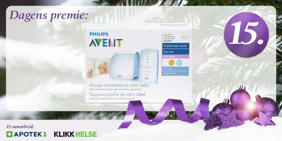 Dagens premie er en Avent monitor babycall. Dagens premie er en Avent monitor babycall.