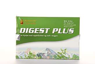 DIGEST PLUS: Urtetilskudd mot oppblåsthet og luft i magen. DIGEST PLUS: Urtetilskudd mot oppblåsthet og luft i magen.