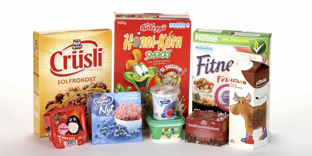 FROKOST: Frokostblandinger og yoghurt er noen av sukkerbombene vi finner på norske frokostbord. FROKOST: Frokostblandinger og yoghurt er noen av sukkerbombene vi finner på norske frokostbord.