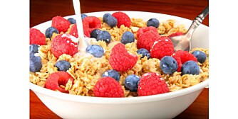 FROKOST: En sunn og fiberrik frokost reduserer risikoen for overvekt. FROKOST: En sunn og fiberrik frokost reduserer risikoen for overvekt.
