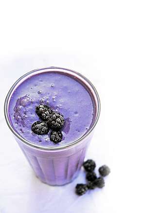 FLYTENDE: En mettende smoothie kan også være frokost. FLYTENDE: En mettende smoothie kan også være frokost.