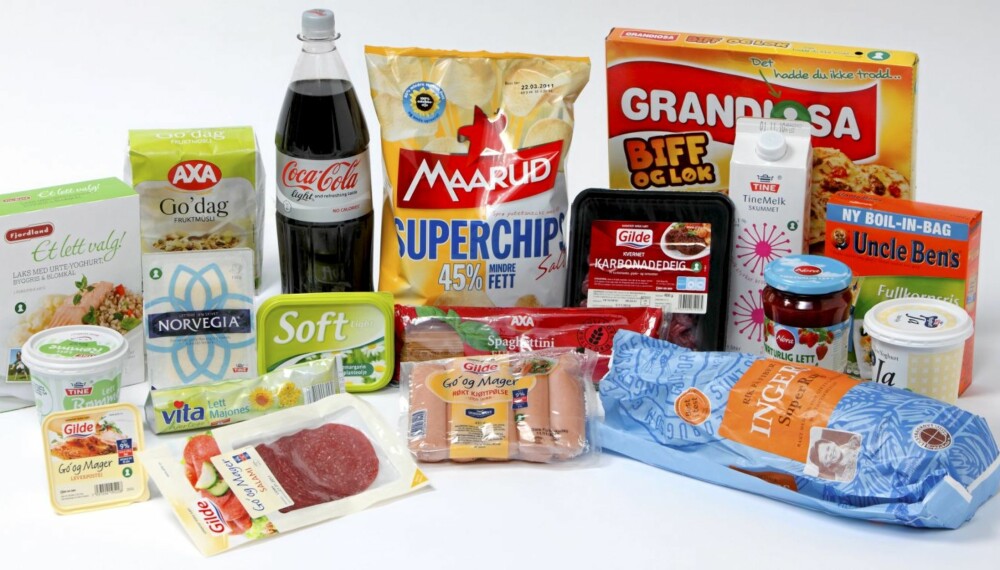 LETTMAT: Du sparer nesten 4000 kalorier hver gang du velger disse lettproduktene fremfor "tyngre" alternativer. LETTMAT: Du sparer nesten 4000 kalorier hver gang du velger disse lettproduktene fremfor "tyngre" alternativer.