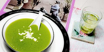 Ertesuppe som vist på videoen. Ertesuppe som vist på videoen.