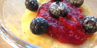 SUNN DESSERT: Ja, du kan faktisk unne deg noe søtt hver dag. FOTO: Linda Marie Stuhaug SUNN DESSERT: Ja, du kan faktisk unne deg noe søtt hver dag. FOTO: Linda Marie Stuhaug