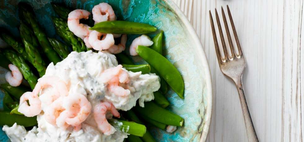 SALAT: Sommer er tid for salater. Prøv en torskesalat med asparges. Lite kalorier - og veldig godt. SALAT: Sommer er tid for salater. Prøv en torskesalat med asparges. Lite kalorier - og veldig godt.