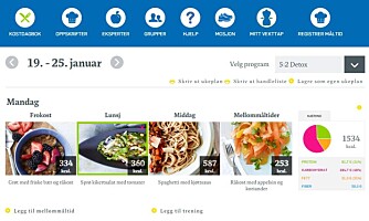 FAST MENY: Oppskriftene til de ulike diettene finner du i Kostdagboken, som premium medlem. FAST MENY: Oppskriftene til de ulike diettene finner du i Kostdagboken, som premium medlem.