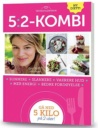 SUKSESSDIETT: Boken 5:2-kombi kan bli din for kun kr 149. SUKSESSDIETT: Boken 5:2-kombi kan bli din for kun kr 149.