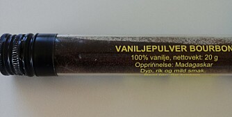 Vektkonsulentene vaniljepulver Vektkonsulentene vaniljepulver