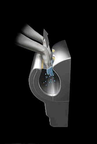 SPRER MER: Såkalte DAB-tørkere (Dyson Airblade dryers) fjerner flere bakterier fra hendene enn vanlige tørkere, men sprer dem til gjengjeld lenger og mer ut i rommet. Tørkepapir anbefales derfor for mest hygienisk håndtørk. SPRER MER: Såkalte DAB-tørkere (Dyson Airblade dryers) fjerner flere bakterier fra hendene enn vanlige tørkere, men sprer dem til gjengjeld lenger og mer ut i rommet. Tørkepapir anbefales derfor for mest hygienisk håndtørk.