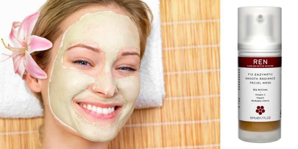 SKINNENDE HUD: Få en skinnende og nypolert hud med F10 Enzymatic Smooth Radiance Facial Mask fra REN. SKINNENDE HUD: Få en skinnende og nypolert hud med F10 Enzymatic Smooth Radiance Facial Mask fra REN.