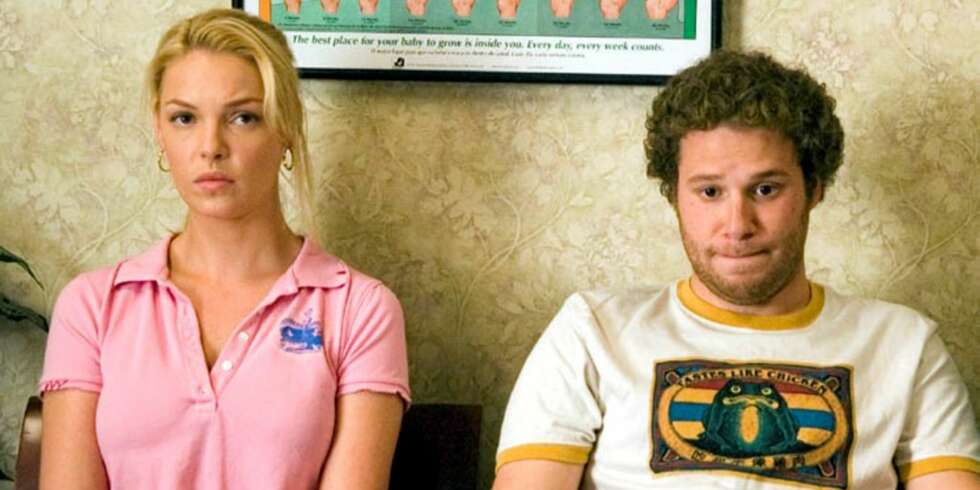 NIVÅFORSKJELL: En studie slår fast det mange har visst hele tiden: Mindre pene menn tror de har sjans på smellvakre kvinner. Her fra komedien "Knocked Up", der superpene Alison (Katherine Heigl) gir den noe mer slække Ben (Seth Rogen) en sjanse. NIVÅFORSKJELL: En studie slår fast det mange har visst hele tiden: Mindre pene menn tror de har sjans på smellvakre kvinner. Her fra komedien "Knocked Up", der superpene Alison (Katherine Heigl) gir den noe mer slække Ben (Seth Rogen) en sjanse.