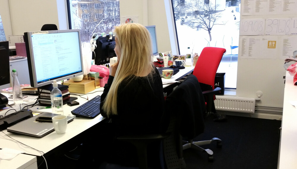 KONTORROTTE: Det er en ganske tøff påkjenning for kroppen å sitte stille på en kontorstol fem dager i uken. FOTO: Mari Parelius Wammer KONTORROTTE: Det er en ganske tøff påkjenning for kroppen å sitte stille på en kontorstol fem dager i uken. FOTO: Mari Parelius Wammer