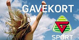 Du kan vinne et gavekort fra G-Sport! Du kan vinne et gavekort fra G-Sport!