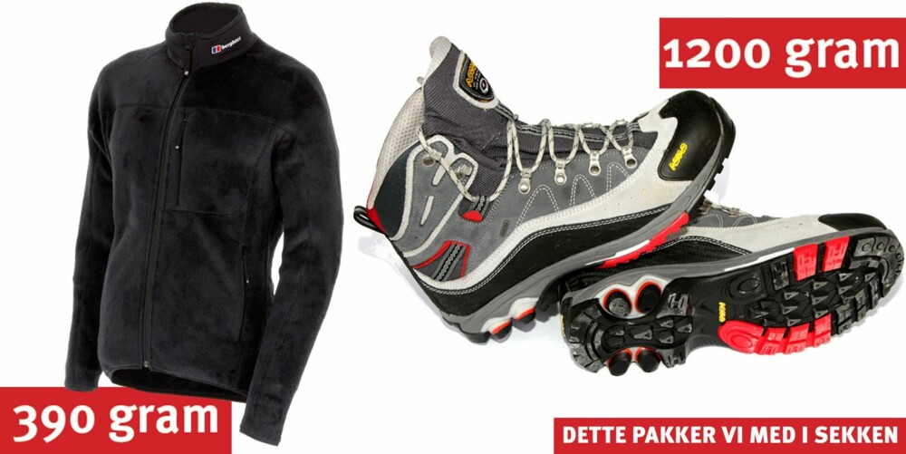 LETTE FJELLSKO: Velg lette sko som gir god støtte og komfort. LETTE FJELLSKO: Velg lette sko som gir god støtte og komfort.
