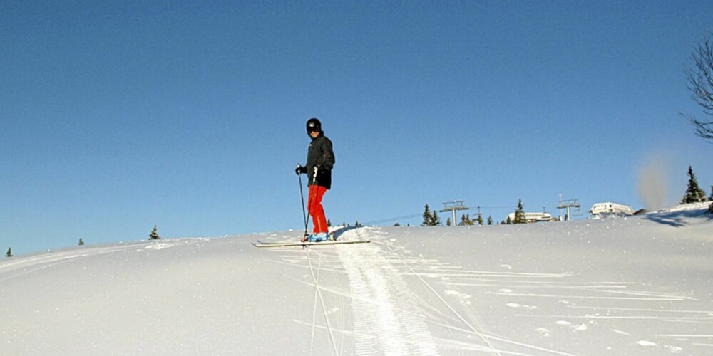 KVITFJELL: Snø, sol og blå himmel på Kvitfjell 18. november. KVITFJELL: Snø, sol og blå himmel på Kvitfjell 18. november.