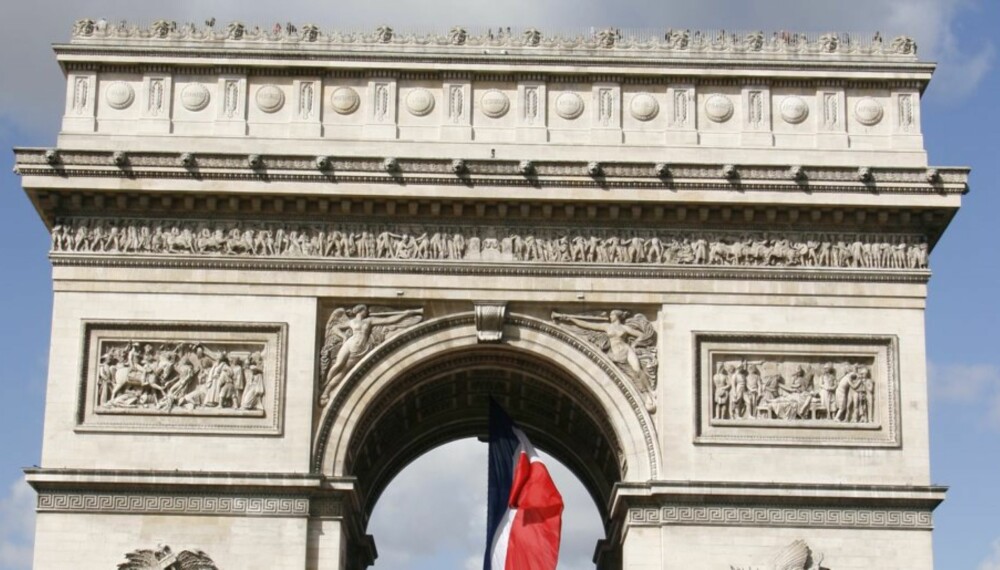 Triumfbuen i Paris. Triumfbuen i Paris.