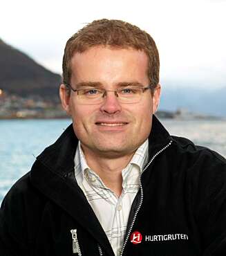 GOD MARKEDSVERDI: Kommunikasjonssjef i Hurtigruten, Ragnar Norum, kunne glede seg over at det ble solgt Hurtigrute-reiser for 10 millioner kroner sist gang programmet ble sendt på britisk TV. GOD MARKEDSVERDI: Kommunikasjonssjef i Hurtigruten, Ragnar Norum, kunne glede seg over at det ble solgt Hurtigrute-reiser for 10 millioner kroner sist gang programmet ble sendt på britisk TV.