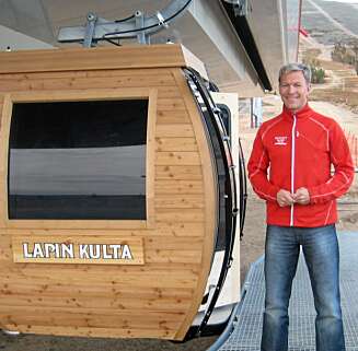 OGSÅ SOMMERSTID: - Gondolbadstuen kan også leies på sommerstid, sier markedssjef Aki Rundgren i Sport Resort Ylläs. OGSÅ SOMMERSTID: - Gondolbadstuen kan også leies på sommerstid, sier markedssjef Aki Rundgren i Sport Resort Ylläs.