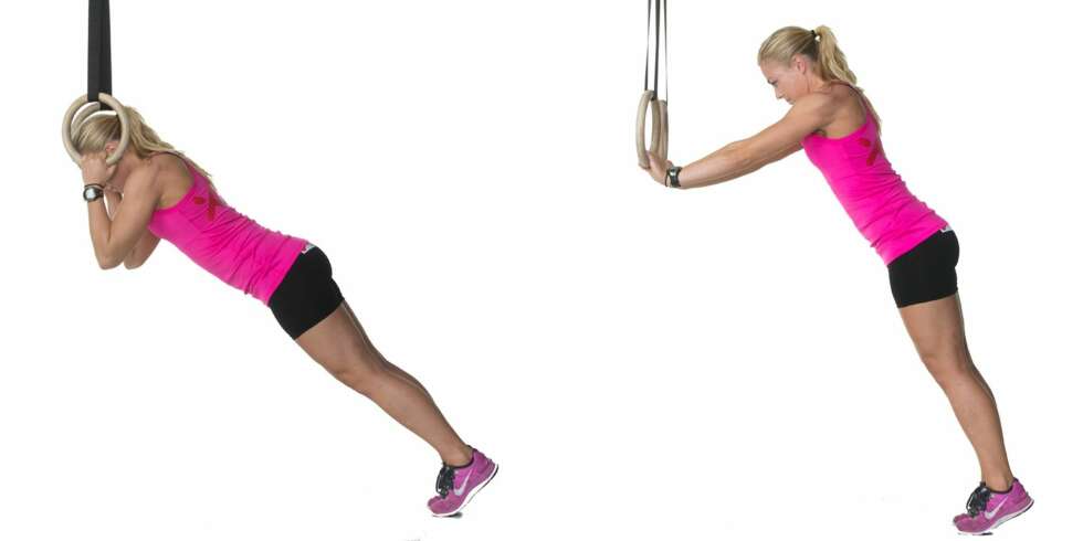 Triceps press i slynge Triceps press i slynge