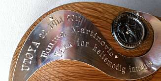 ET EVIG BEVIS: Emma reddet to personer og fikk, sammen med 103 andre, en hedersmedalje. ET EVIG BEVIS: Emma reddet to personer og fikk, sammen med 103 andre, en hedersmedalje.