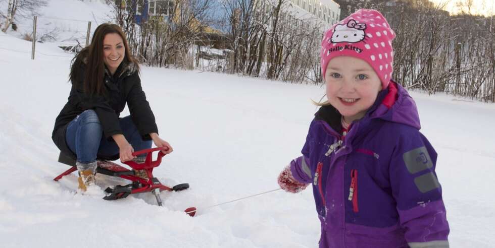 AKTIV FRØKEN: I dag er det vanskelig å tro at Leah lever kun med et halvt hjerte. AKTIV FRØKEN: I dag er det vanskelig å tro at Leah lever kun med et halvt hjerte.