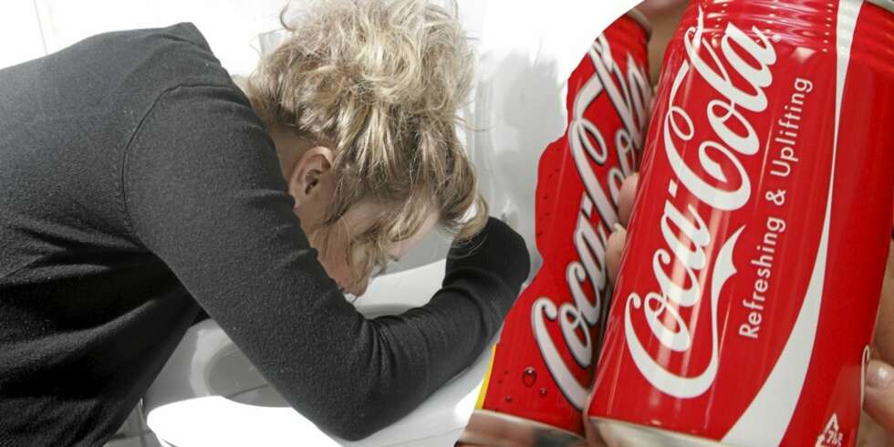 MAGESYKE: Å henge magesyk over doskåla er ingen favorittsyssel. Britiske leger vil gjerne avlive myten om at Coca-Cola hjelper mot sykdommen. MAGESYKE: Å henge magesyk over doskåla er ingen favorittsyssel. Britiske leger vil gjerne avlive myten om at Coca-Cola hjelper mot sykdommen.