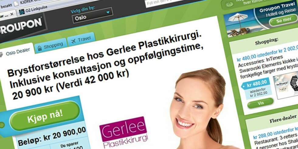 POPULÆRE PUPPER: Sist uke ble det solgt 100 operasjoner i Sverige, til en markedsverdi av 7,5 millioner kroner. Nå er kampanjen også kommet til Norge. POPULÆRE PUPPER: Sist uke ble det solgt 100 operasjoner i Sverige, til en markedsverdi av 7,5 millioner kroner. Nå er kampanjen også kommet til Norge.