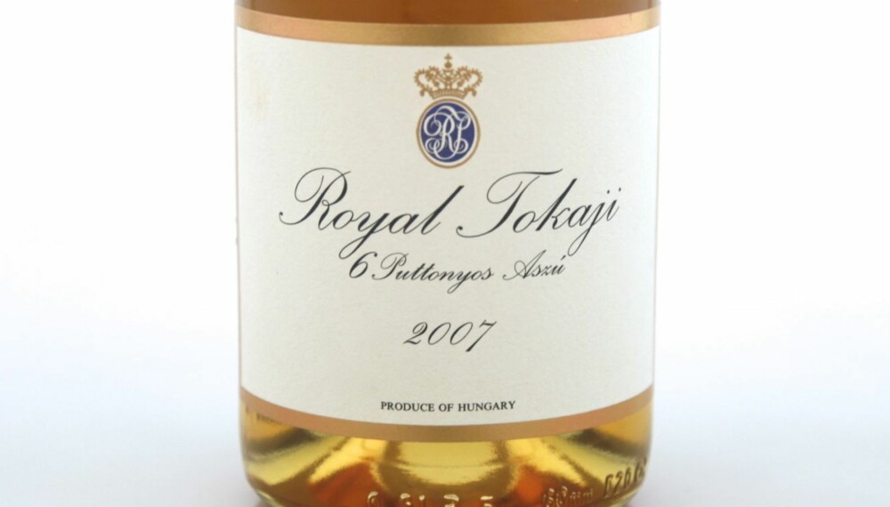 KJELLERVIN: Royal Tokaji Aszú Gold Label 6 Puttonyos 2007. KJELLERVIN: Royal Tokaji Aszú Gold Label 6 Puttonyos 2007.