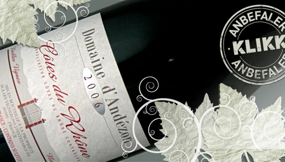 VINTIPS: Domaine d'Andézon er en god Côte du Rhône. VINTIPS: Domaine d'Andézon er en god Côte du Rhône.