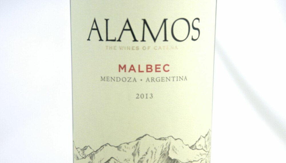 10 PÅ TOPP: Alamos Malbec 2013 kom på delt førsteplass. 10 PÅ TOPP: Alamos Malbec 2013 kom på delt førsteplass.
